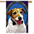 Jack Russell Dog House Flag
