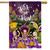 The Haunted Tea Party Halloween House Flag