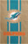 Miami Dolphins NFL Licensed Burlap House Flag