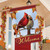 Birds of Fall Welcome House Flag