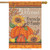 Autumn Blessings Welcome House Flag