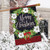 White Christmas Wreath House Flag