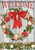 Driftwood Wreath Christmas House Flag