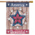 Beautiful Barn Star House Flag