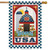 Patriotic Barn House Flag