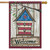 Barn Star Birdhouse House Flag