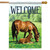 Mother & Foal Horse House Flag