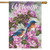 Birds in Blue House Flag