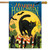 Black Cat Halloween House Flag