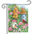 Birdhouse Gathering Spring Garden Flag