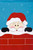 Peek -A-Boo Santa Christmas Garden Flag