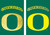 University of Oregon NCAA Licensed Glitter Garden Flag