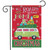 All Roads Lead to Home Christmas Garden Flag