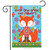 Fox Flower Spring Garden Flag