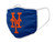 New York Mets Solid Big Logo Face Mask