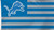 Detroit Lions Deluxe NFL Stars Grommet Flag