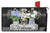 Briarwood Lane Crated Mason Jars Spring Mailbox Cover with colorful flowers and bow design.