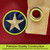 Briarwood Lane Tea Stained Patriotic Bunting 36"x18" set of 3 with applique and brass grommets.