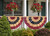 Tea Stained Patriotic Bunting USA 72" x 36" (Set of 3)