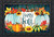 Briarwood Lane Happy Fall Pumpkins Primitive Doormat with colorful gourds, leaves, and bright autumn design.