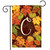 Fall Leaves Monogram Letter C Garden Flag