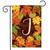 Fall Leaves Monogram Letter J Garden Flag