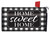 Briarwood Lane Home Sweet Home Checkers Spring Mailbox Cover, colorful, decorative, cheery design for everyday display.
