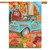 Fresh Picked Pumpkins Fall House Flag