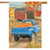 Autumn Bridge Truck House Flag