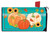 Briarwood Lane Whimsical Fall Primitive Mailbox Cover with sunflowers, gourds, and pumpkins design.