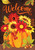 Briarwood Lane small printed Pumpkin Bouquet Fall Garden Flag with colorful sunflowers and welcome sign.
