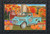 Briarwood Lane's colorful fall doormat with vintage truck, pumpkins, and apples on a farm.