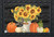 Briarwood Lane's Fall's Glory Floral Doormat with sunflowers, pumpkins, and gourds in a rustic design.