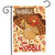 Briarwood Lane Gobble Turkey Thanksgiving Garden Flag with colorful fall leaves and festive holiday humor design.