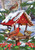 Gathered Together Winter House Flag