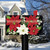 Festive Poinsettias Christmas Mailbox Cover