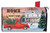 Briarwood Lane Home for Christmas mailbox cover with red pickup truck and colorful holiday design.
