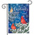 Briarwood Lane small printed garden flag with colorful cardinals, snowflakes, and inspirational winter seasonal decor.