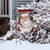 Checkered Santa Christmas Garden Flag