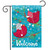 Portly Winter Birds Garden Flag