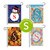 Seasonal Monogram Letter S Garden Flag (Set of 4)