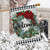 Briarwood Lane small printed welcome flag with winter wreath, berries, spruce, and checkered bow design.