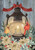 Briarwood Lane candle house flag with white poinsettias, cardinals, and lantern on rustic background.