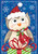 Christmas Owl House Flag