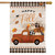 Happy Fall Pickup Truck House Flag