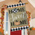 Home Sweet Home Pumpkins Burlap Fall House Flag