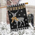 Briarwood Lane welcome flag with plaid deer, snowflakes, and bow, perfect for winter porch display.