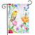 Briarwood Lane small printed garden flag with colorful springtime bird and floral design for porch display.
