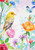Briarwood Lane small spring burlap garden flag with colorful bird, flowers, and butterfly print design.