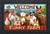 Briarwood Lane Funny Farm Summer Doormat with colorful farm animals and welcome text.